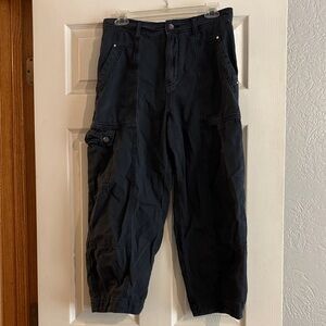 Anthropologie Cropped Cargo Pants